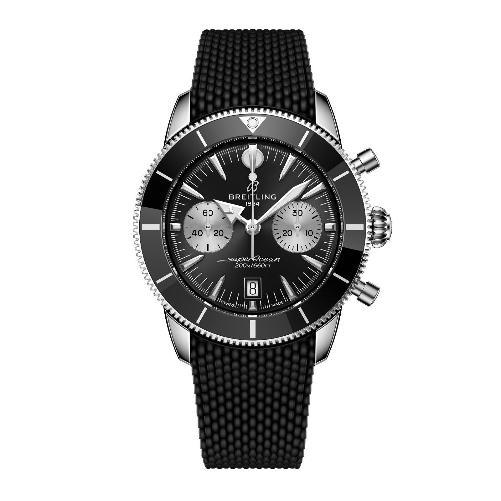 Breitling Superocean Heritage B01 42mm UK Limited Edition Mens Watch Black Rubber