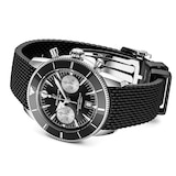 Breitling Superocean Heritage B01 42mm UK Limited Edition Mens Watch Black Rubber