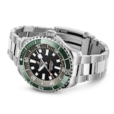 Breitling Superocean Automatic 44mm UK Limited Edition Mens Watch Green Stainless Steel