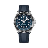 Breitling Superocean Automatic 42mm UK Limited Edition Mens Watch Blue Rubber The Watches of Switzerland Group Exclusive