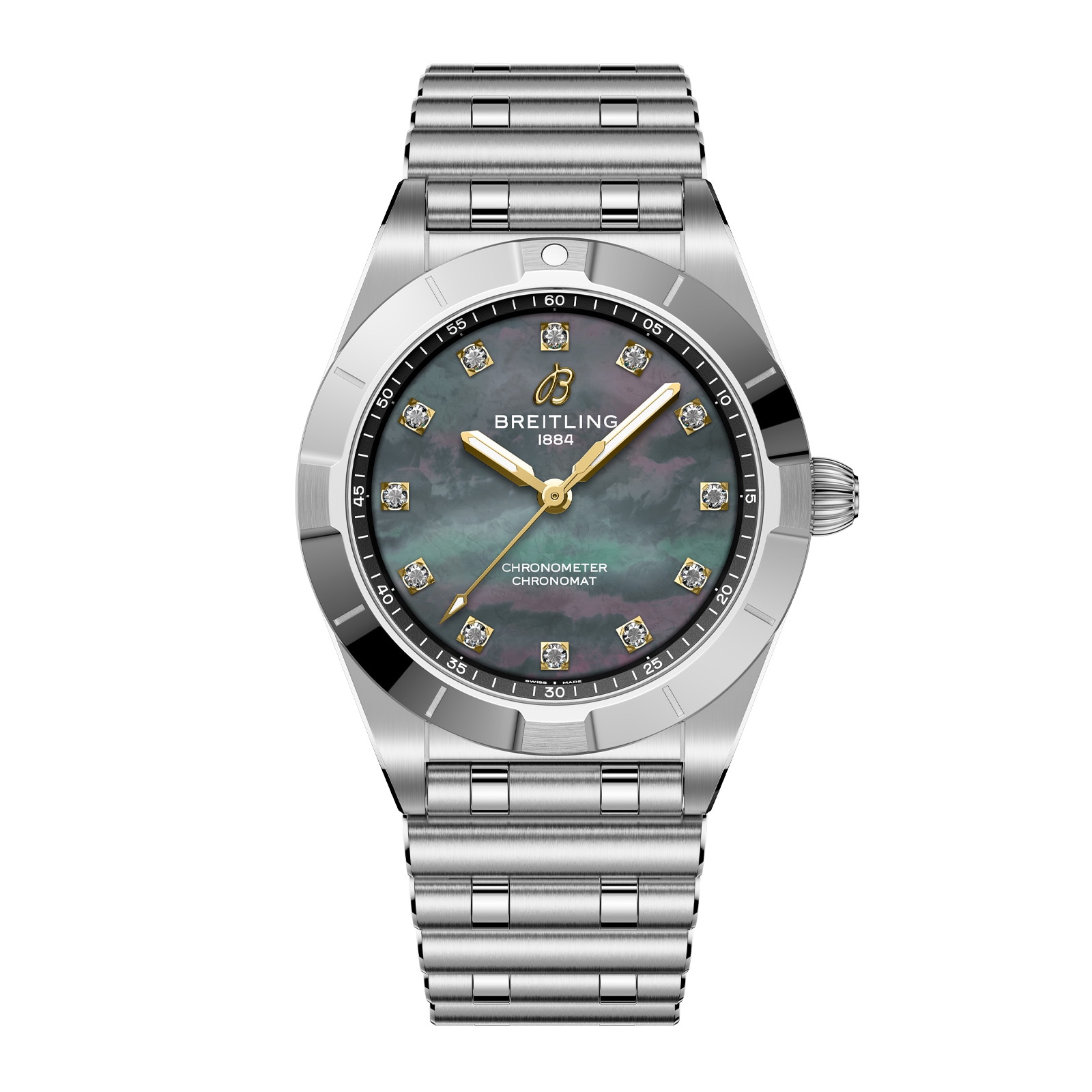Breitling Chronomat 28mm UK Limited Edition Ladies Watch Black The Watches of Switzerland Group Exclusive Breitling Chronomat 28mm UK Limited Edition Ladies Watch Black The Watches of Switzerland Group Exclusive