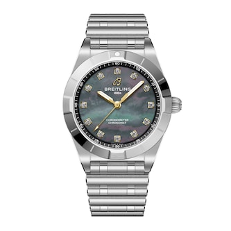 Breitling Chronomat 28mm UK Limited Edition Ladies Watch Black The Watches of Switzerland Group Exclusive