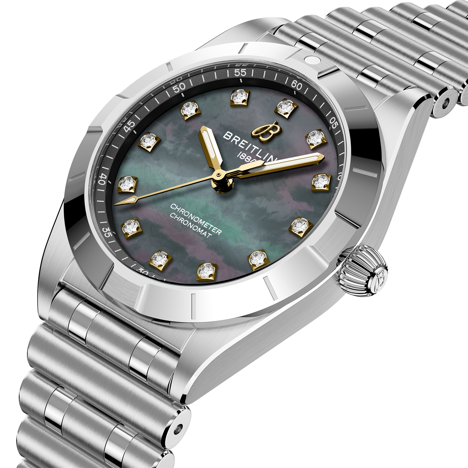 Breitling Chronomat 28mm UK Limited Edition Ladies Watch Black The Watches of Switzerland Group Exclusive