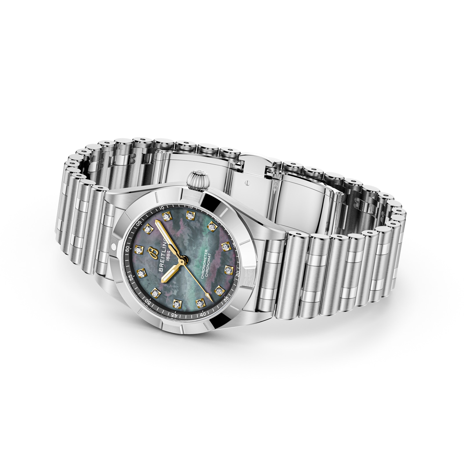 Breitling Chronomat 28mm UK Limited Edition Ladies Watch Black The Watches of Switzerland Group Exclusive Breitling Chronomat 28mm UK Limited Edition Ladies Watch Black The Watches of Switzerland Group Exclusive