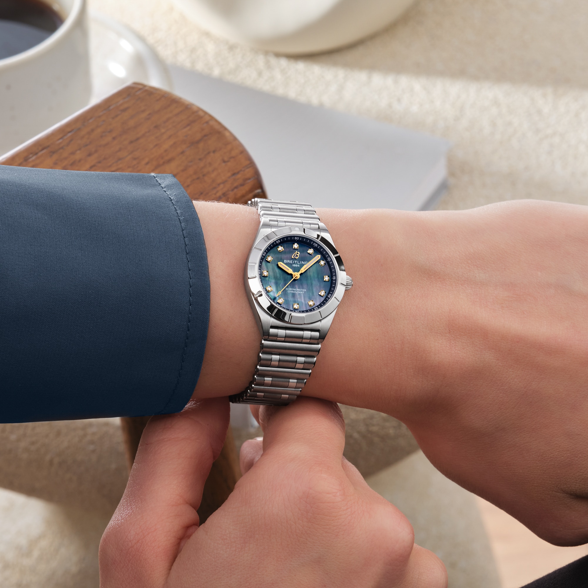 Breitling Chronomat 28mm UK Limited Edition Ladies Watch Black The Watches of Switzerland Group Exclusive Breitling Chronomat 28mm UK Limited Edition Ladies Watch Black The Watches of Switzerland Group Exclusive