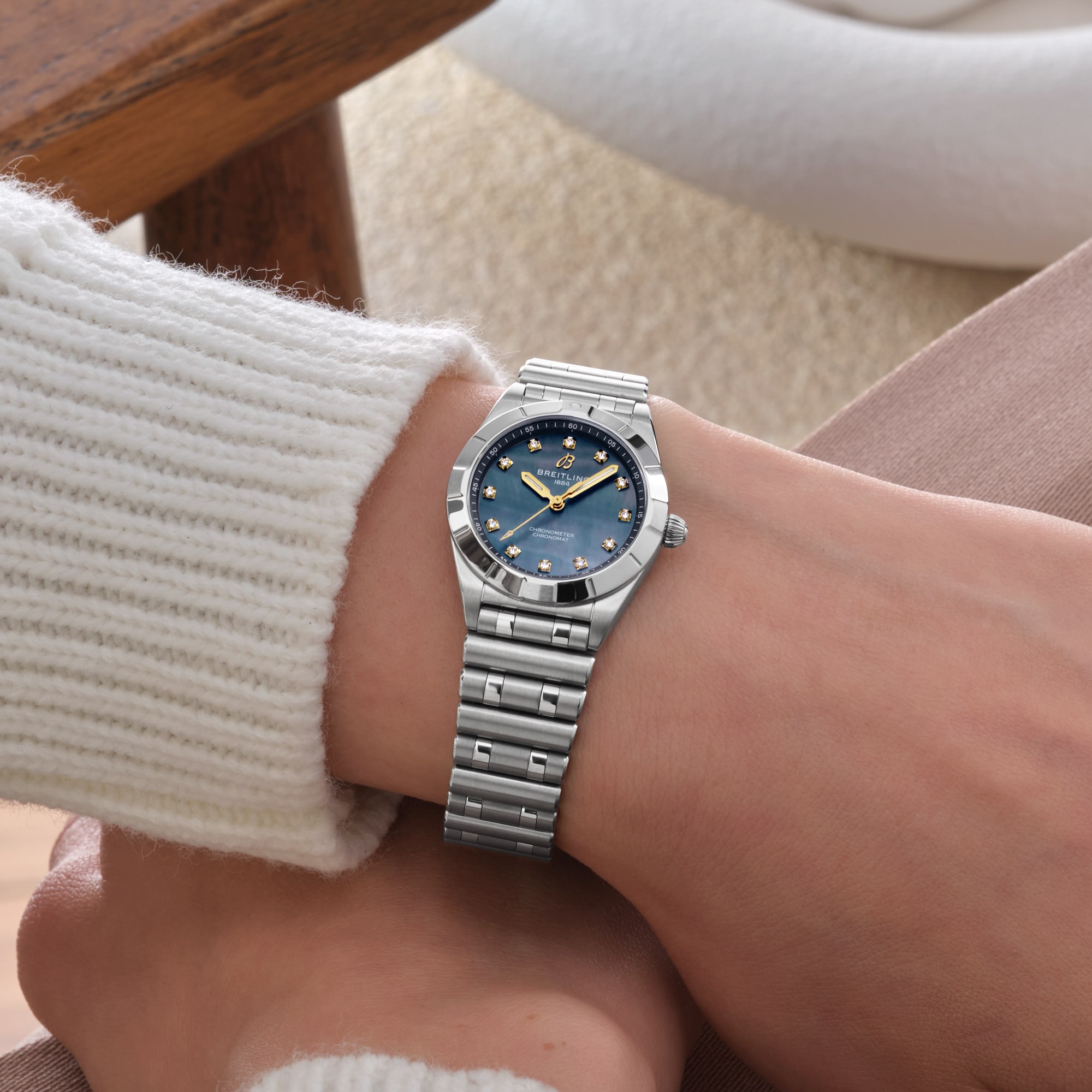 Breitling Chronomat 28mm UK Limited Edition Ladies Watch Black The Watches of Switzerland Group Exclusive Breitling Chronomat 28mm UK Limited Edition Ladies Watch Black The Watches of Switzerland Group Exclusive