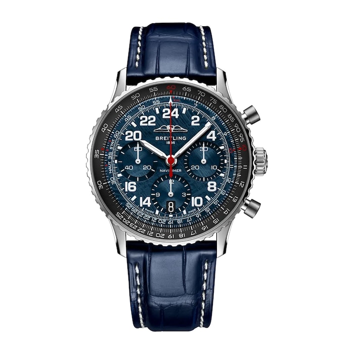 Breitling Navitimer B02 Chronograph Cosmonaute ARTEMIS II Limited Edition 41mm Mens Watch Blue