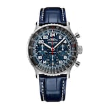 Breitling Navitimer B02 Chronograph Cosmonaute ARTEMIS II Limited Edition 41mm Mens Watch Blue