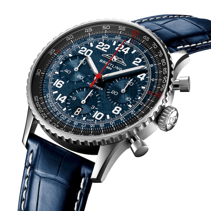 Breitling Navitimer B02 Chronograph Cosmonaute ARTEMIS II Limited Edition 41mm Mens Watch Blue