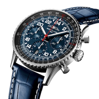 Breitling Navitimer B02 Chronograph Cosmonaute ARTEMIS II Limited Edition 41mm Mens Watch Blue