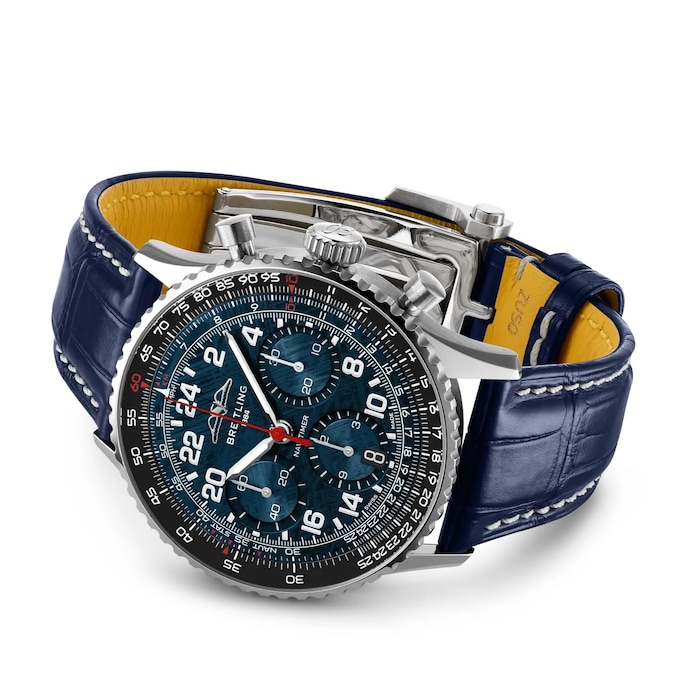 Breitling Navitimer B02 Chronograph Cosmonaute ARTEMIS II Limited Edition 41mm Mens Watch Blue