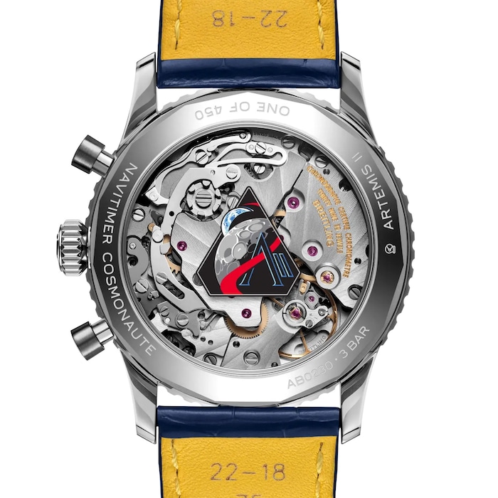Breitling Navitimer B02 Chronograph Cosmonaute ARTEMIS II Limited Edition 41mm Mens Watch Blue