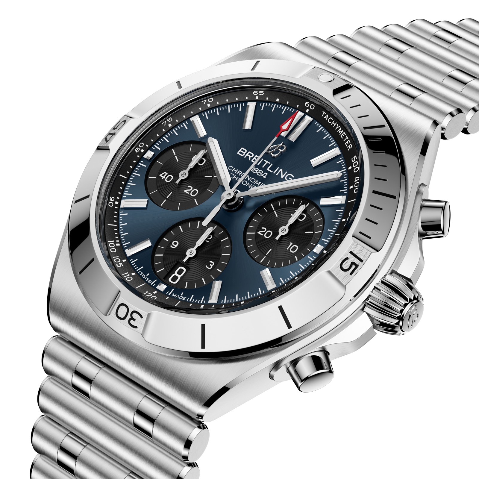 Breitling Chronomat B01 Chronograph 42mm Mens Watch Blue
