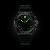 Breitling Chronomat B01 Chronograph 42mm Mens Watch Green Rubber