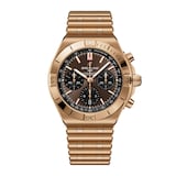 Breitling Chronomat B01 Chronograph 42mm Mens Watch 18k Red Gold