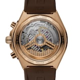 Breitling Chronomat B01 Chronograph 42mm Mens Watch 18k Red Gold Rubber