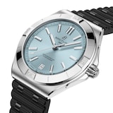 Breitling Chronomat B31 40mm Mens Watch Ice Blue Rubber
