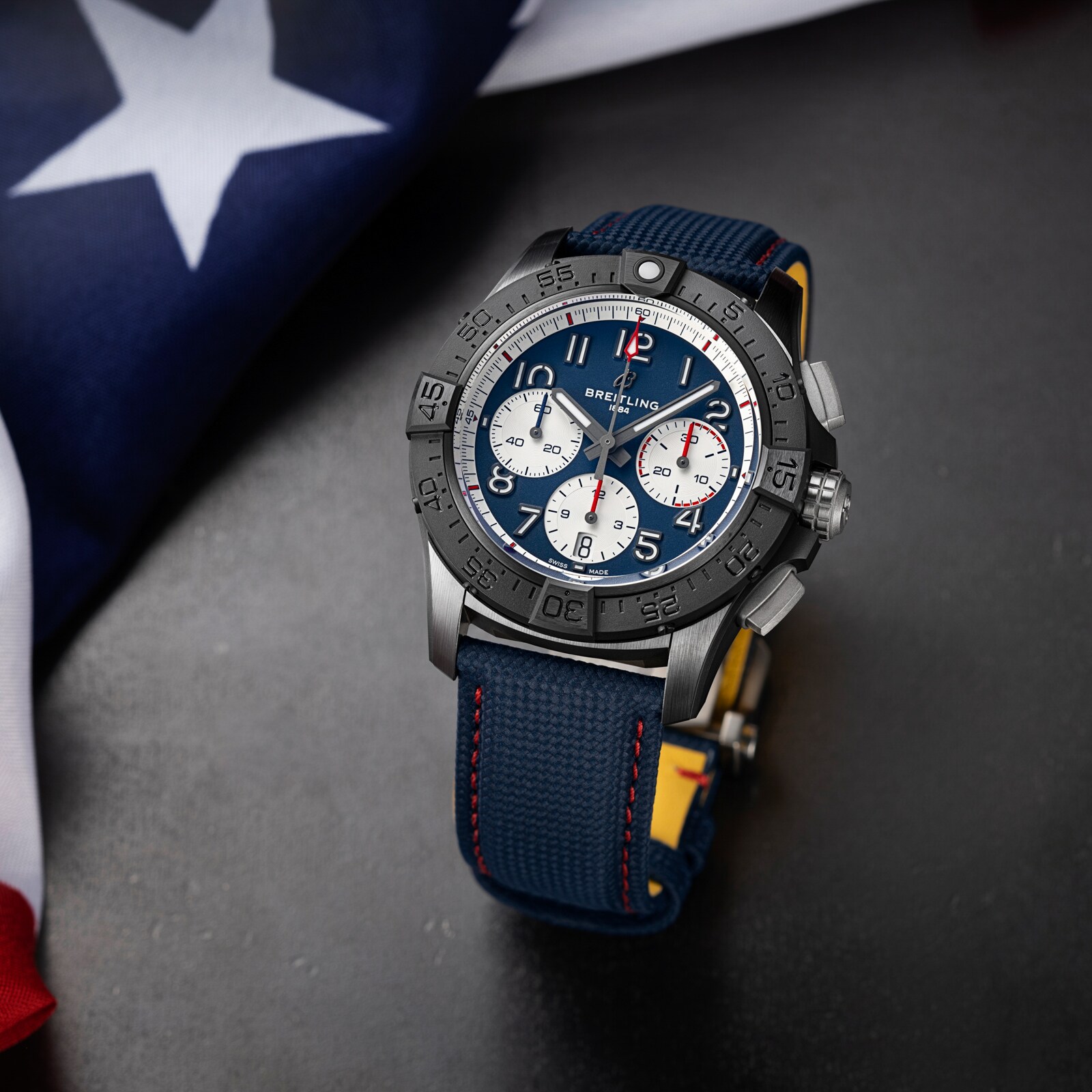 Breitling Avenger B01 Chronograph 42mm Limited Edition Mens Watch Blue