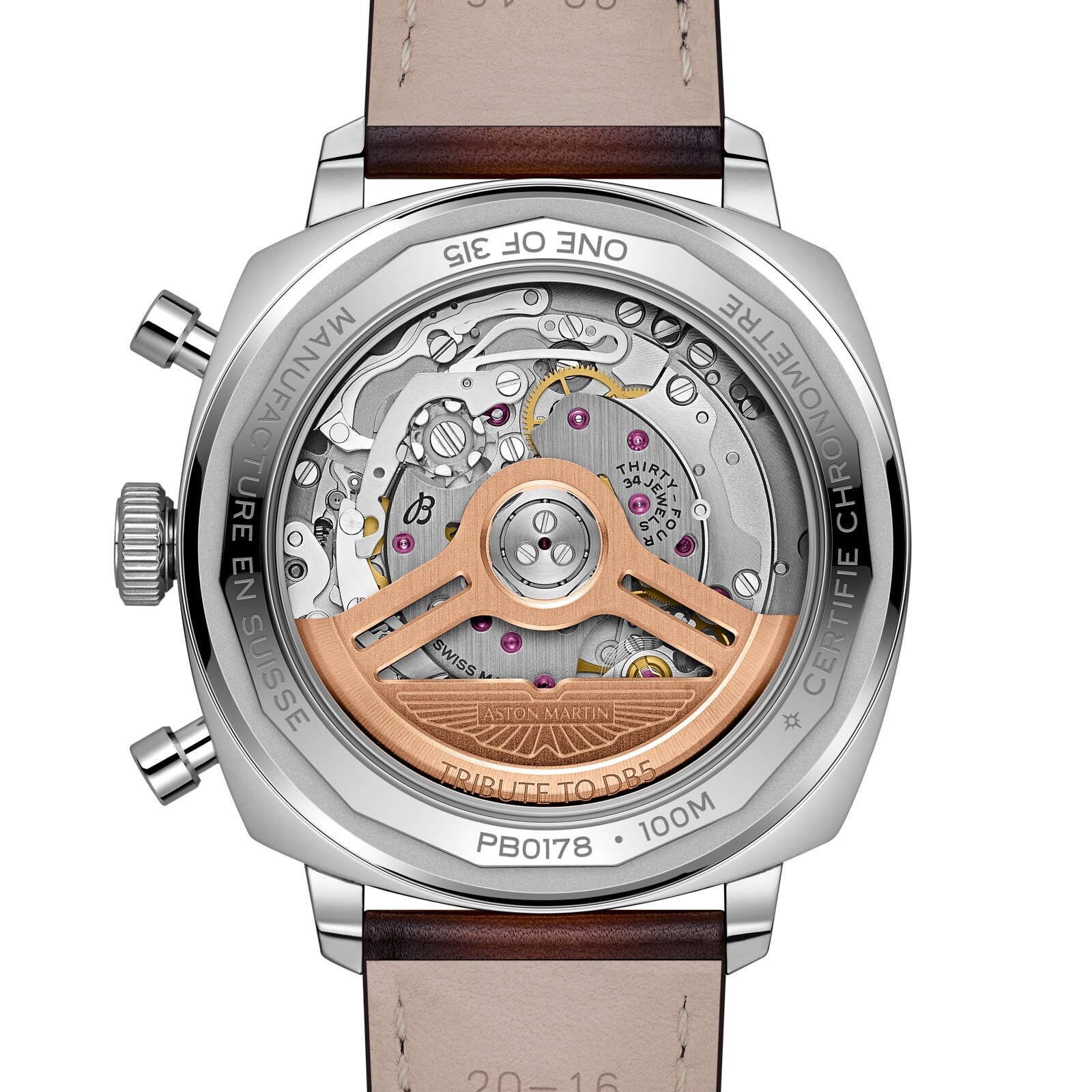 Breitling Top Time B01 Aston Martin DB5 Chronograph Limited Edition 41mm Mens Watch Platinum