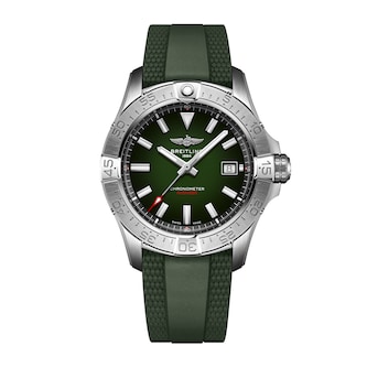 Breitling Avenger Automatic 42mm Mens Watch Green Dial Rubber Strap Breitling Avenger Automatic 42mm Mens Watch Green Dial Rubber Strap