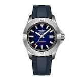 Breitling Avenger Automatic 42mm Mens Watch Blue Dial Rubber Strap