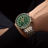 Breitling Navitimer B01 Chronograph 43mm Dark Green Dial Mens Limited Edition Watch Exclusive to The Watches of Switzerland Group