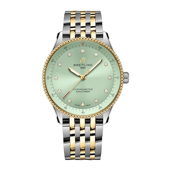 Navitimer 32mm Mint Green Dial Ladies Watch Exclusive to The Watches Of Switzerland Group