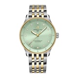 Breitling Navitimer 32mm Mint Green Dial Ladies Limited Edition Watch Exclusive to The Watches of Switzerland Group