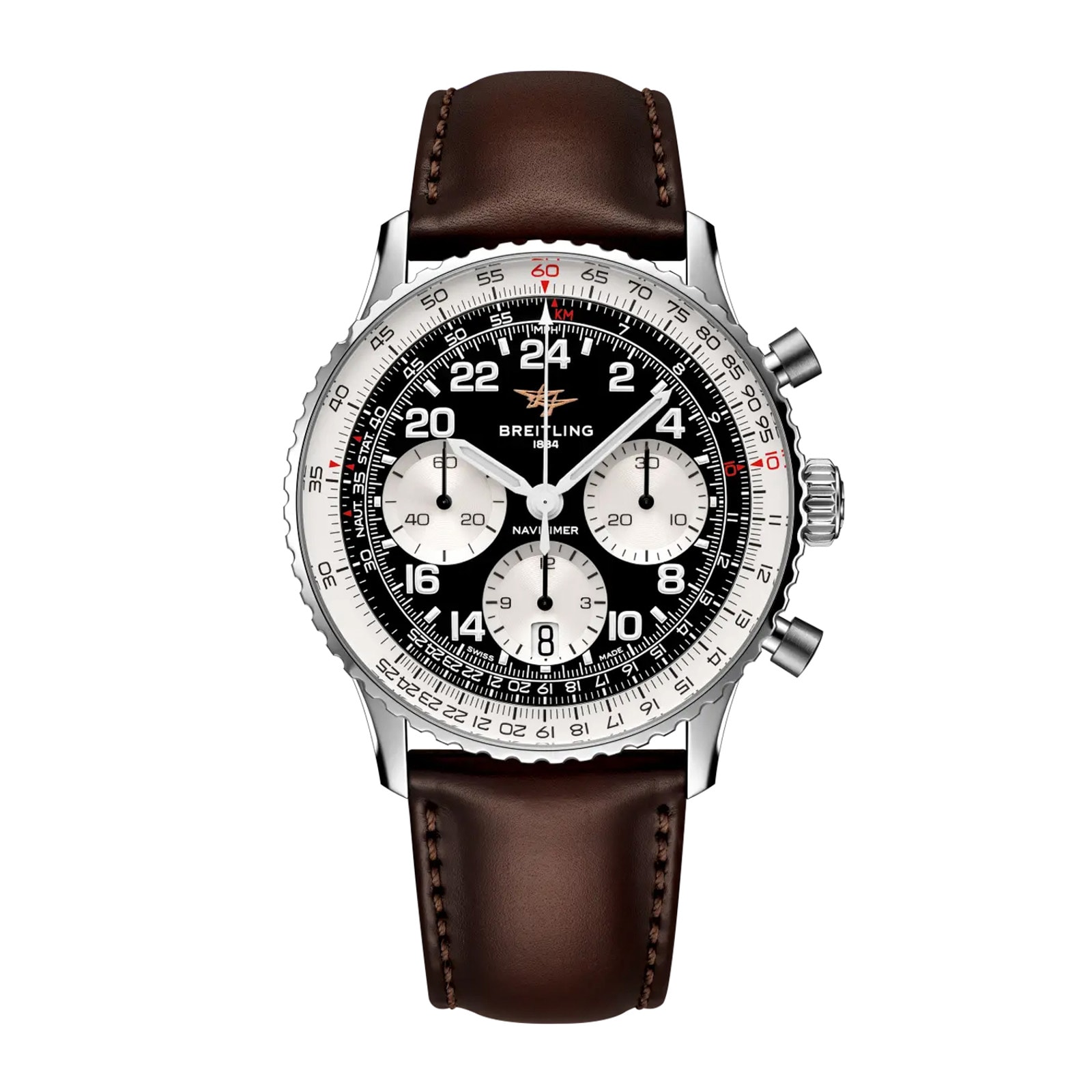Breitling Navitimer B09 Chronograph 41mm Mens Watch Black Dial Stainless Steel Bracelet Breitling Navitimer B09 Chronograph 41mm Mens Watch Black Dial Stainless Steel Bracelet