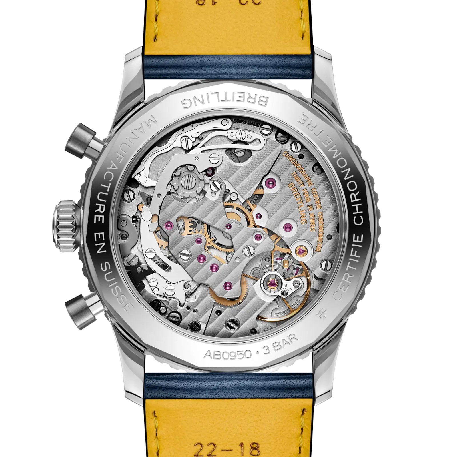Breitling Navitimer B09 Chronograph 41mm Mens Watch Blue Dial Leather Strap Breitling Navitimer B09 Chronograph 41mm Mens Watch Blue Dial Leather Strap