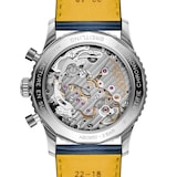 Breitling Navitimer B09 Chronograph 41mm Mens Watch Blue Dial Leather Strap