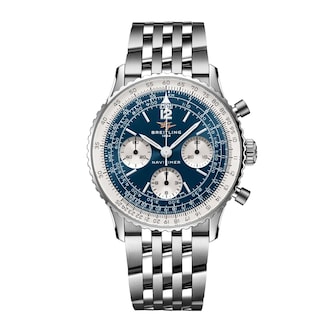 Breitling Navitimer B09 Chronograph 41mm Mens Watch Blue Dial Stainless Steel Bracelet Breitling Navitimer B09 Chronograph 41mm Mens Watch Blue Dial Stainless Steel Bracelet