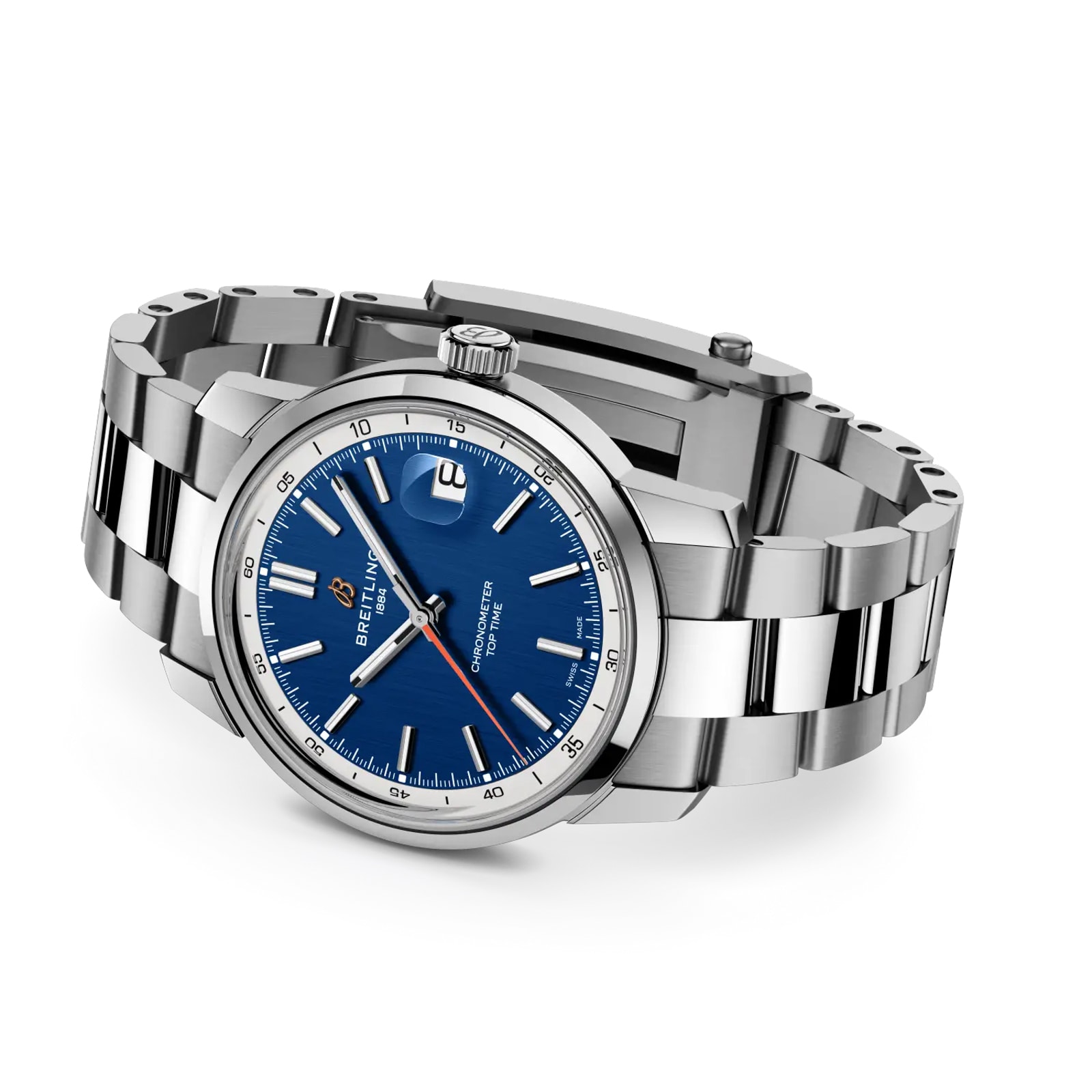 Breitling Top Time B31 38mm Mens Watch Blue Breitling Top Time B31 38mm Mens Watch Blue