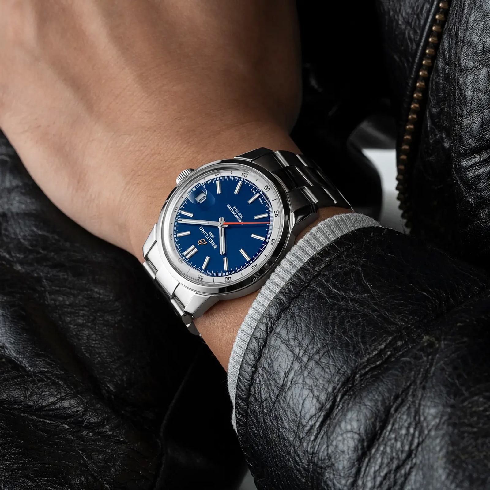 Breitling Top Time B31 38mm Mens Watch Blue Breitling Top Time B31 38mm Mens Watch Blue