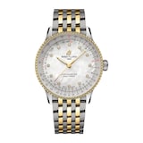 Breitling Navitimer Automatic 36mm Ladies Watch Stainless Steel and Yellow Gold Strap