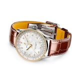 Breitling Navitimer Automatic 36mm Ladies Watch Stainless Steel and Yellow Gold Alligator Strap