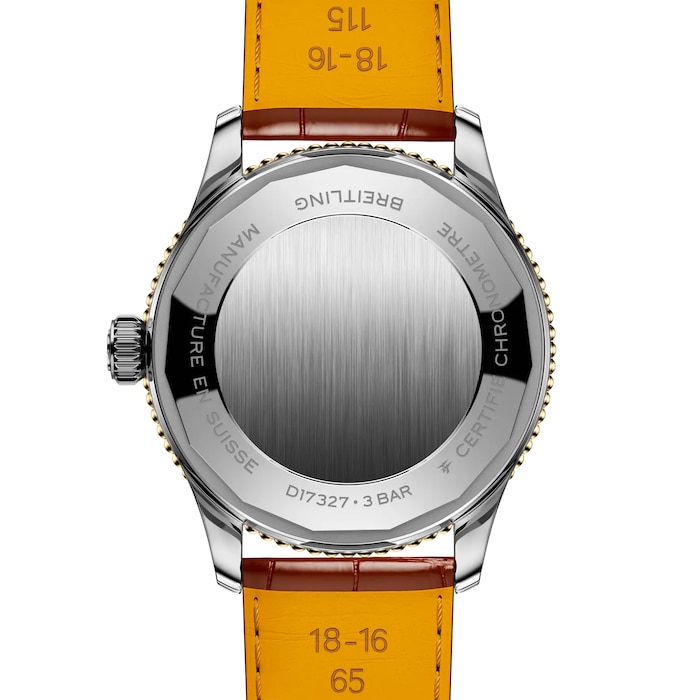 Breitling Navitimer Automatic 36mm Ladies Watch Stainless Steel and Yellow Gold Alligator Strap