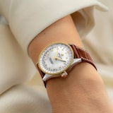 Breitling Navitimer Automatic 36mm Ladies Watch Stainless Steel and Yellow Gold Alligator Strap
