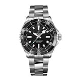 Breitling Superocean 42mm UK Limited Edition Mens Watch Black Dial Stainless Steel Bracelet