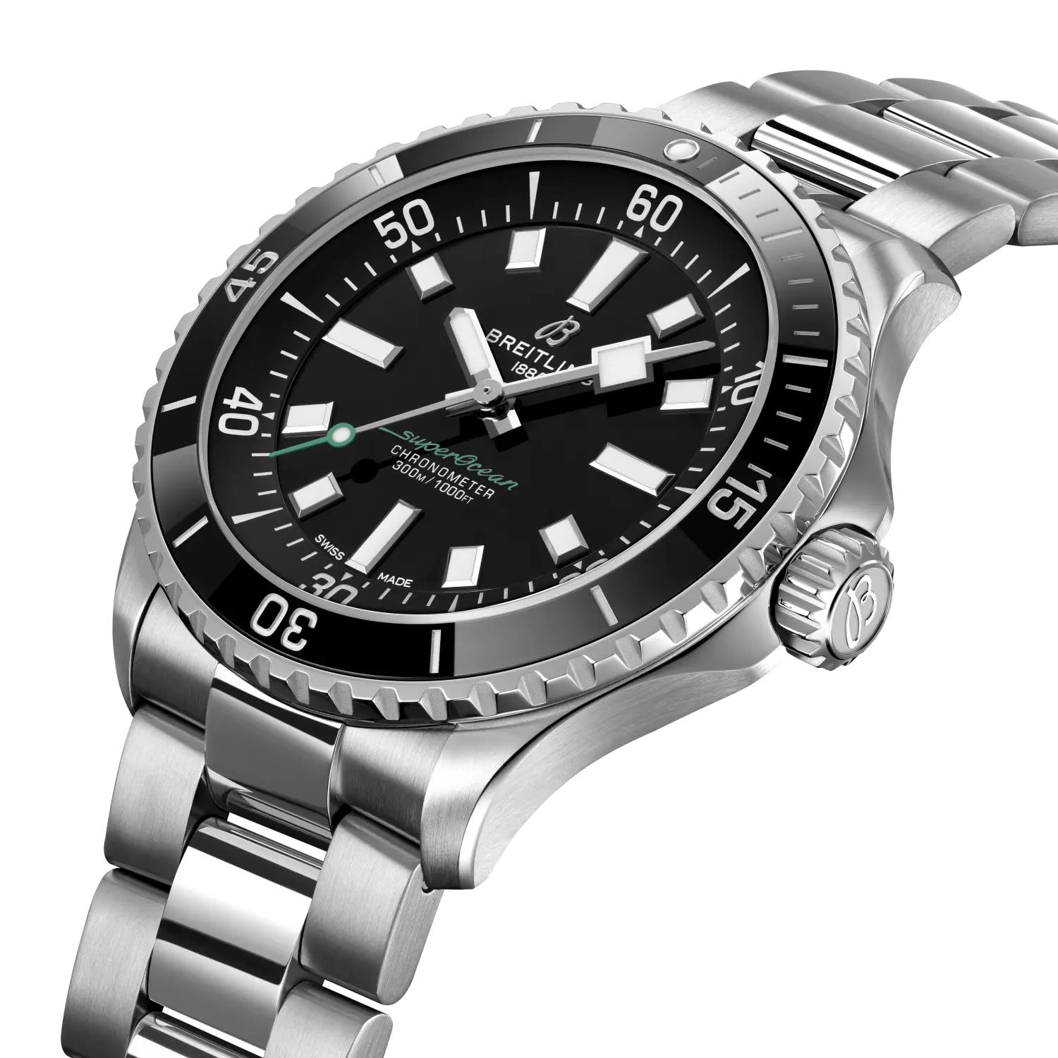 Breitling Superocean 42mm UK Limited Edition Mens Watch Black Dial Stainless Steel Bracelet Breitling Superocean 42mm UK Limited Edition Mens Watch Black Dial Stainless Steel Bracelet