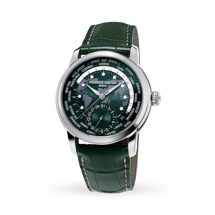 Frederique Constant Worldtimer Limited Edition 40mm Mens Watch