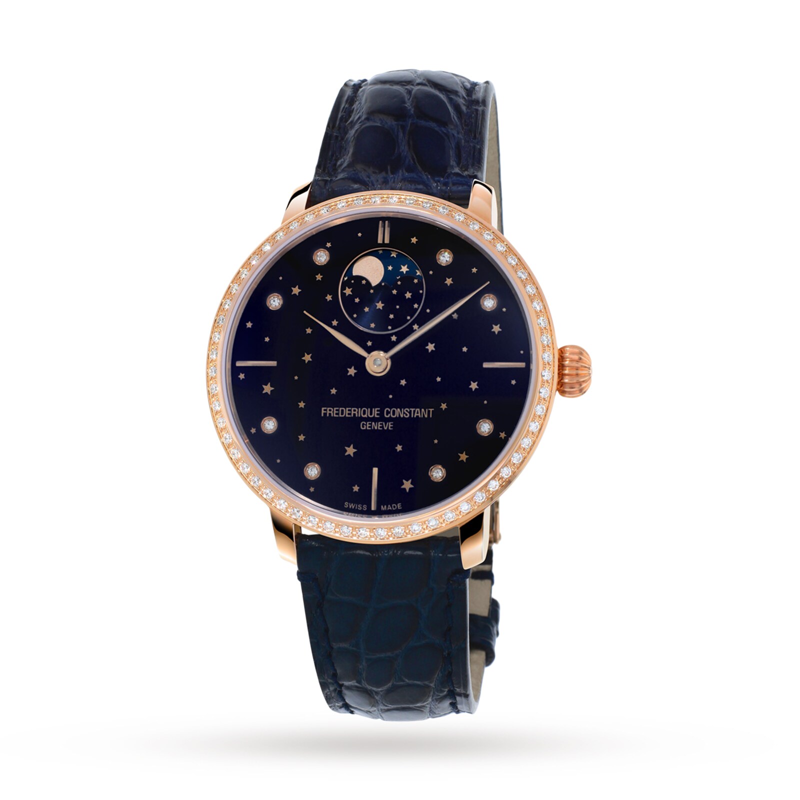 Frederique Constant Slimline Moonphase 39mm Ladies Watch