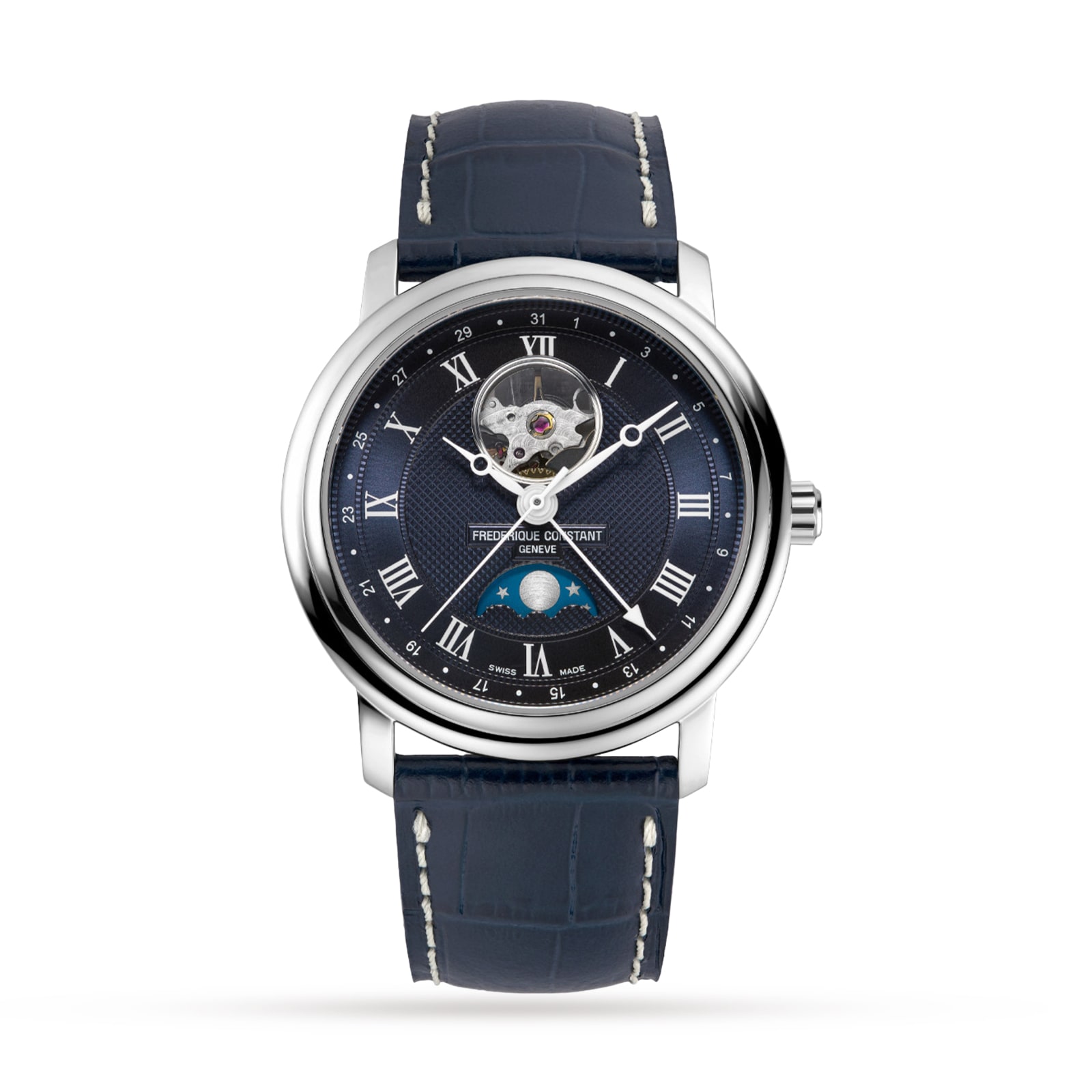 Click to view product details and reviews for Classics Exclusive Heart Beat Moonphase Date 40mm Mens Watch.