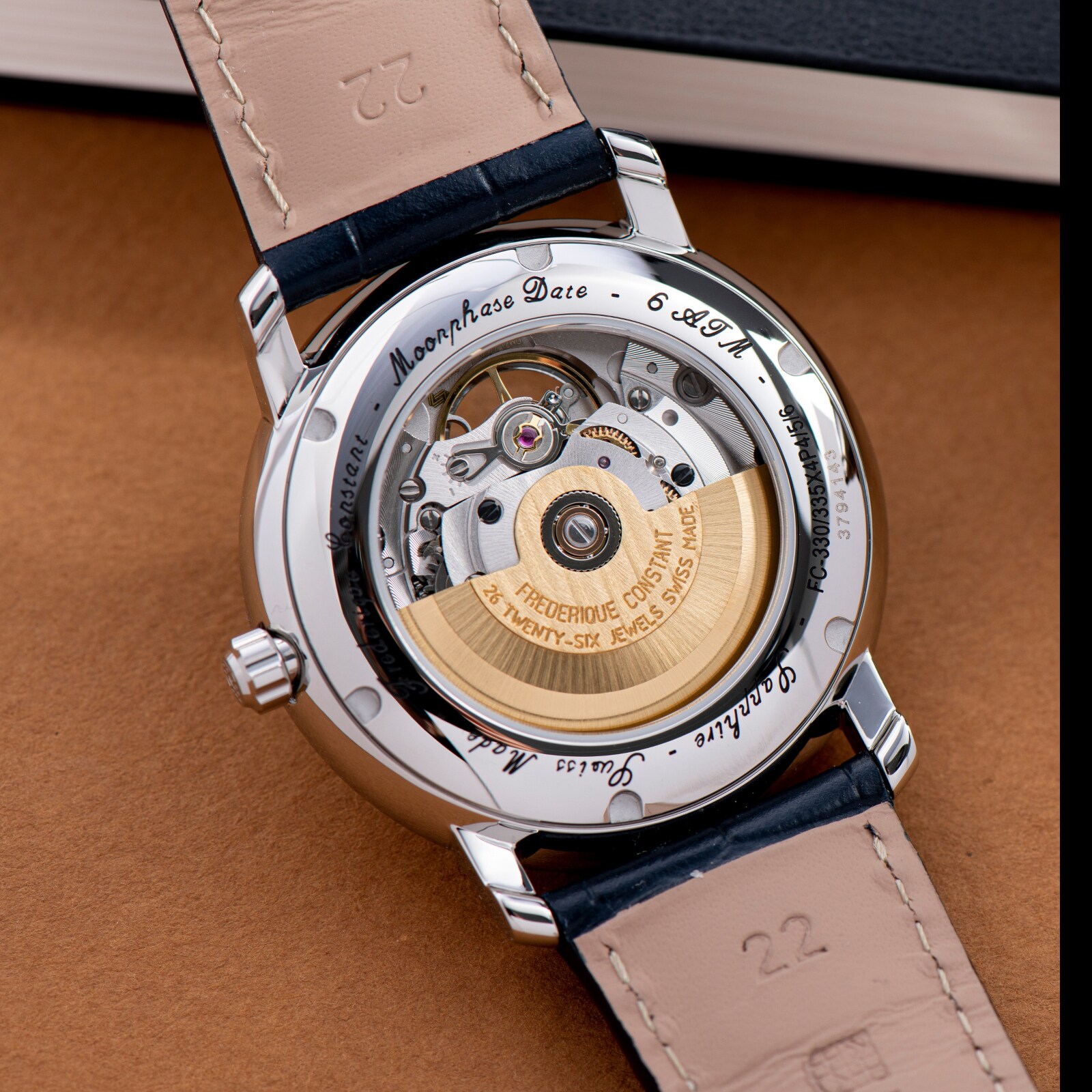 Frederique Constant Classics Exclusive Heart Beat Moonphase Date 40mm Mens Watch