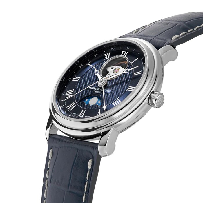 Frederique Constant Classics Heart Beat Moonphase Date Mens Watch 40mm