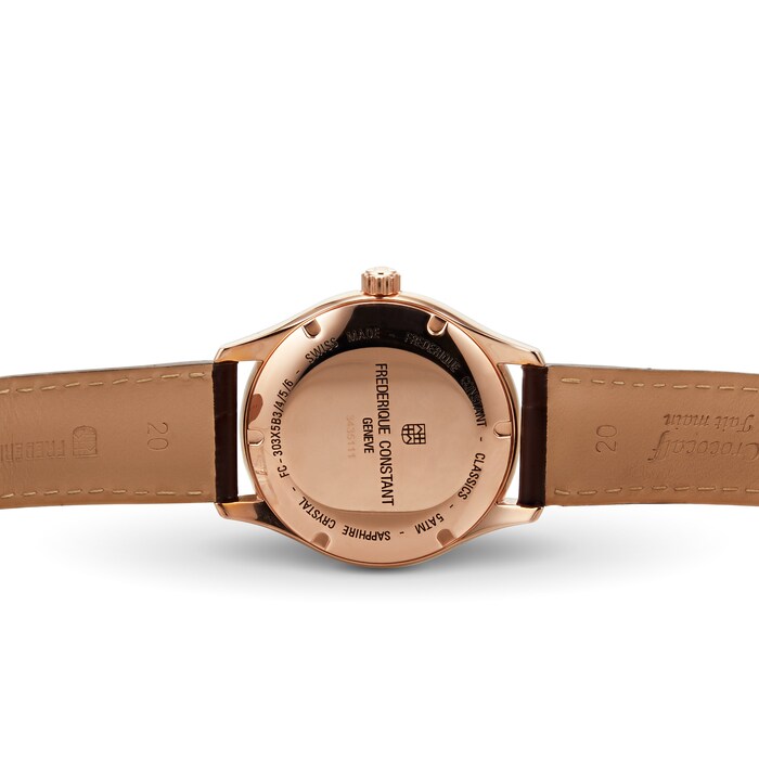Frederique Constant Index Slim 40mm Mens Watch