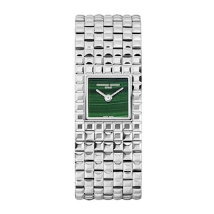 Frederique Constant Classics Manchette Quartz 26mm X 20mm Ladies Watch Green