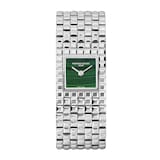 Frederique Constant Classics Manchette Quartz 26mm X 20mm Ladies Watch Green