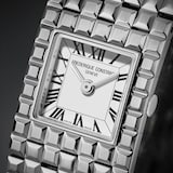Frederique Constant Classics Manchette 26mm X 20mm Ladies Watch White
