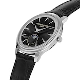 Frederique Constant Classics Moneta Moonphase 37mm Mens Watch Black